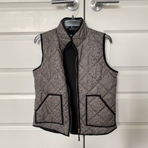 J. Crew quilted vest size small